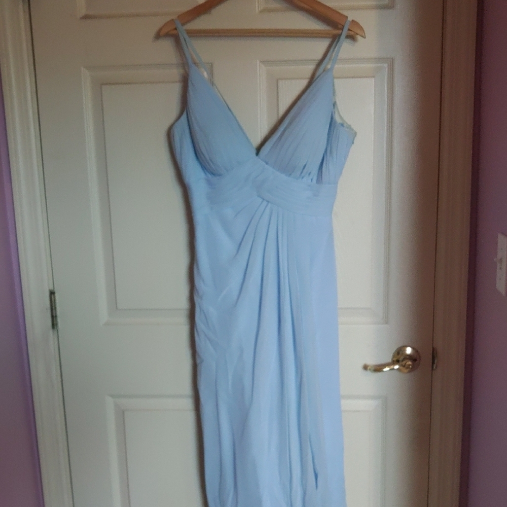 Elegant Light Blue Evening Dress
